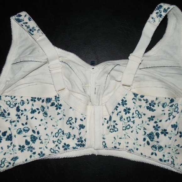 New Womens Wire Free Soft Cotton Floral Size 36G - Picture 3 of 8